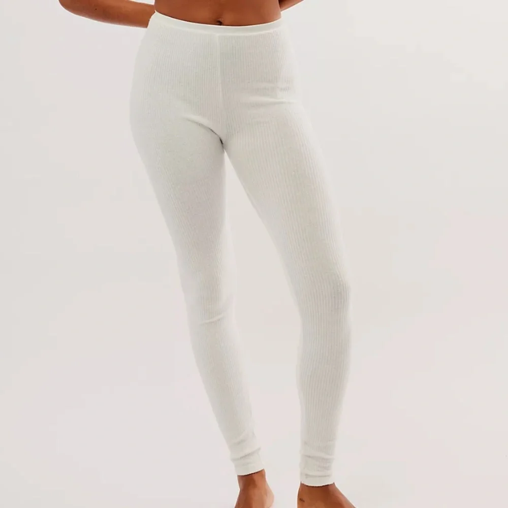 Free People Intimately Ivory Chilled Out Leggings XS